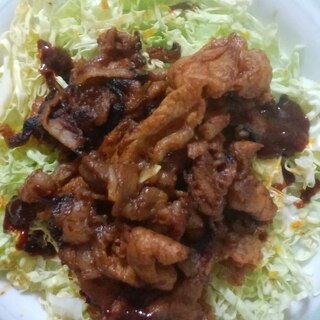 韓国風豚肉のコチュジャンしょうが焼き♪